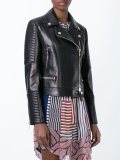 zip up biker jacket