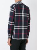 checked button-down shirt