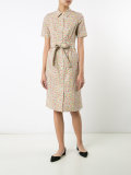 printed shirt dress