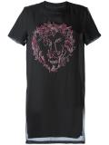logo print T-shirt dress