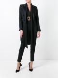 long length tuxedo blazer