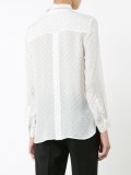 crepe polka dot shirt