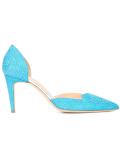 textured pump shoes 