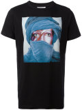 face print T-shirt