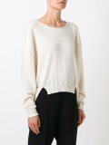 shredded trim jumper 