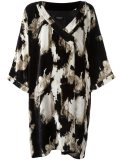 bleached velvet dress