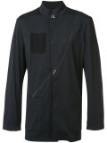 diagonal zip jacket