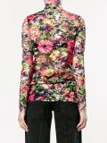 floral print lace top
