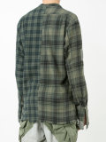 distressed plaid shirt