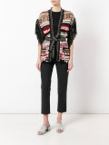fringed sleeve cardigan