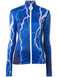 zipped fitted jacket