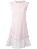 embroidered flared dress