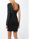 studded one-shoulder dress