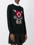 floral intarsia jumper 