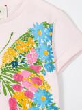 floral butterfly print T-shirt