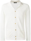 perforated detail cardigan 