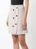 button detailing skirt