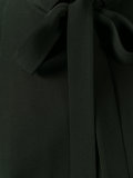 pussy bow placket blouse