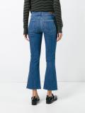 'Colette' cropped flared jeans