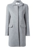 single breasted midi coat   