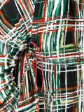 Scribble print midi skirt