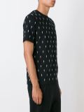 embroidered lightning bolt T-shirt