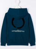 logo print hoodie