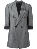 double-breasted blazer