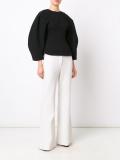 flared tailored trousers