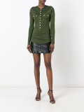 button-up knitted top
