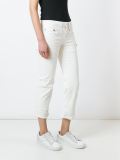 stretch skinny fit cropped jeans