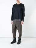 fur panel jumper