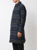 striped trench coat 