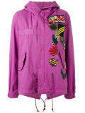 patched mini parka