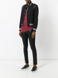 elongated semi-sheer tank