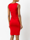 ruched heart dress