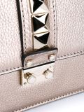 'Glam Lock'金属感单肩包