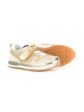 metallic lace-up sneakers