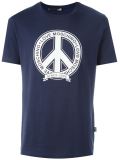 peace print T-shirt