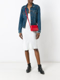 logo stamp crossbody bag