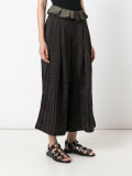 wide leg cropped pants