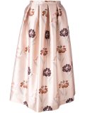 floral print full skirt
