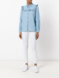 frill hem shirt
