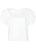 scalloped T-shirt