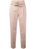 belted cigarette trousers 