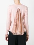 cupro insert cardigan