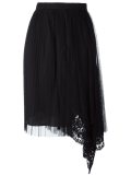 asymmetric lace skirt