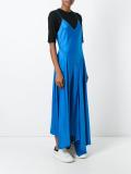 asymmetric slip dress