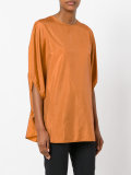 cropped sleeves blouse 