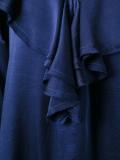 ruffled neck blouse 